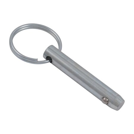 Heritage Industrial Detent Hitch Pin, 1/2 in Dia, 1/2 in L, Carbon Steel Lg DTP-0500-0500